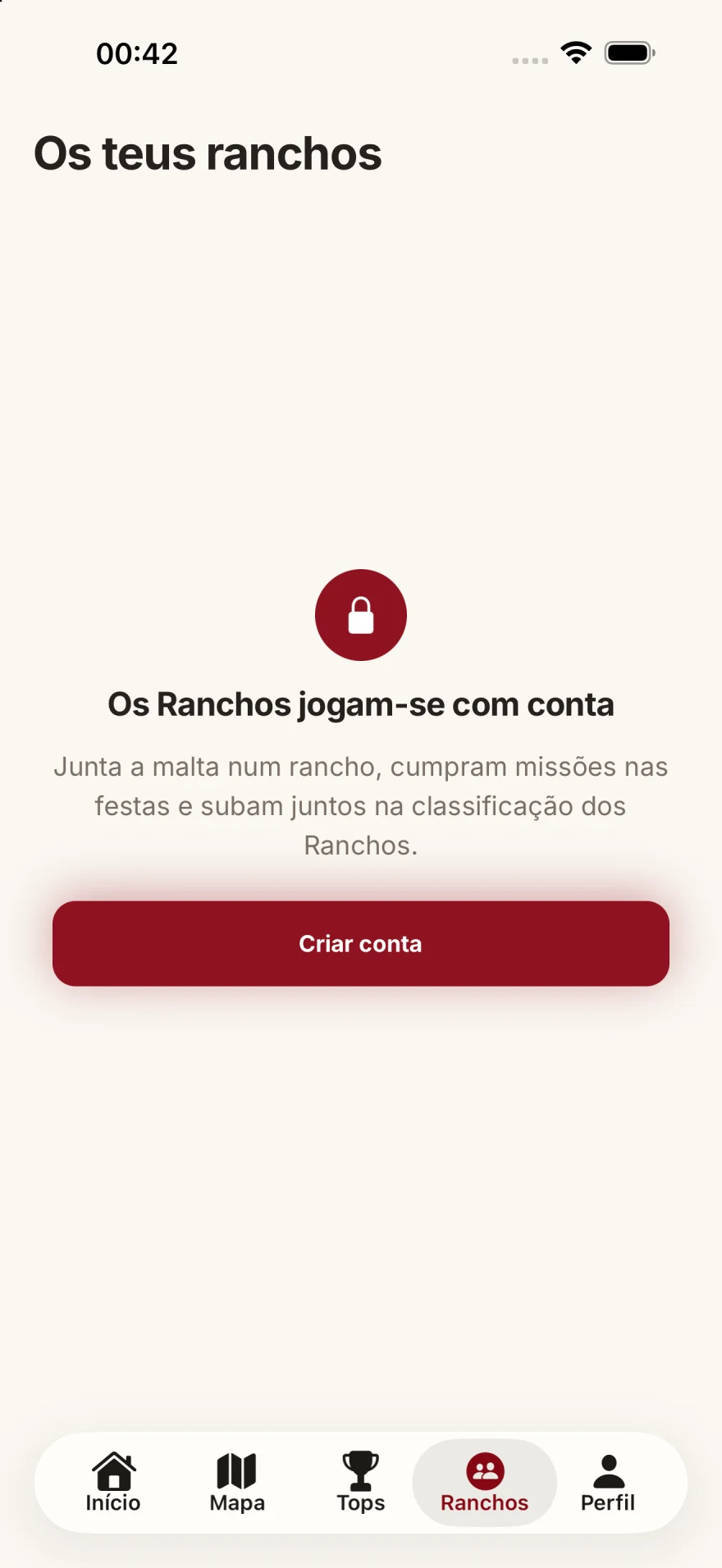 Área de ranchos na BindePaFesta